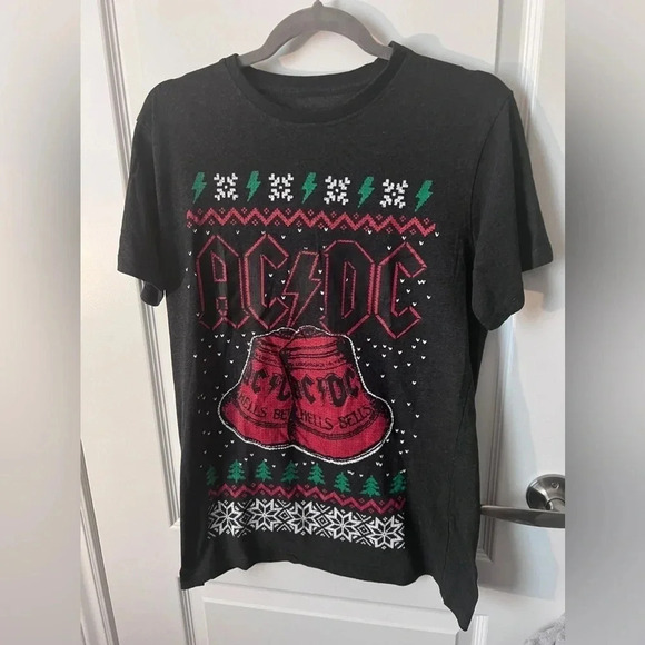 Official Merch | AC/DC "Hells Bells" Holiday Band Tee | Size M - Picture 4 of 5